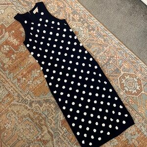 Gorgeous Michael Kors dress Navy white flowers